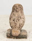 Vintage Stone Owl Garden Ornament