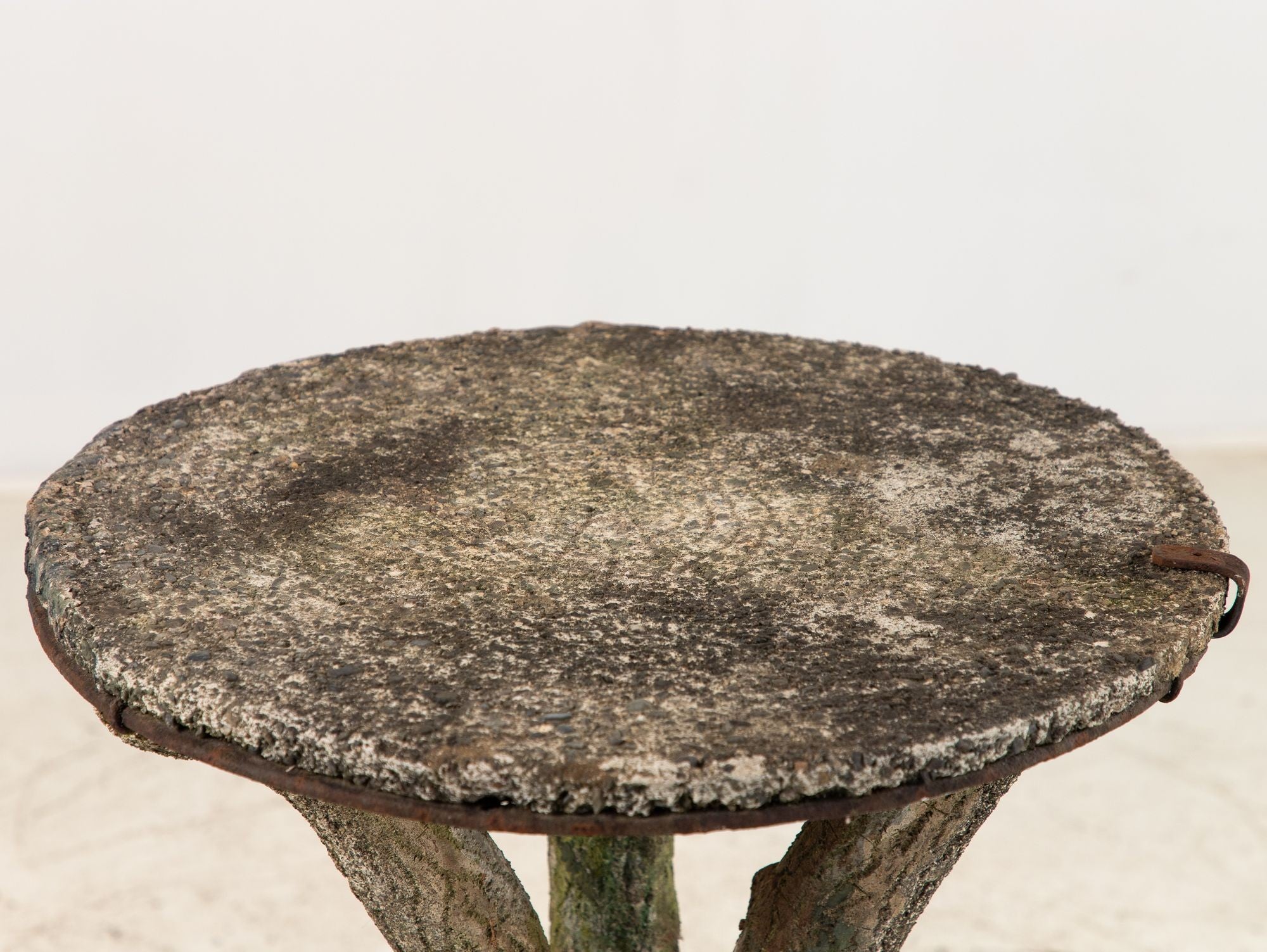 Faux Bois Reconstituted Stone Table, Scotland Early 20th C.