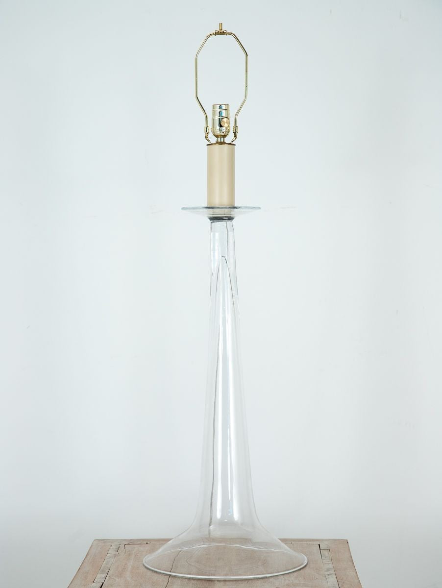 Barbara Cosgrove Trumpet Glass Table Lamp