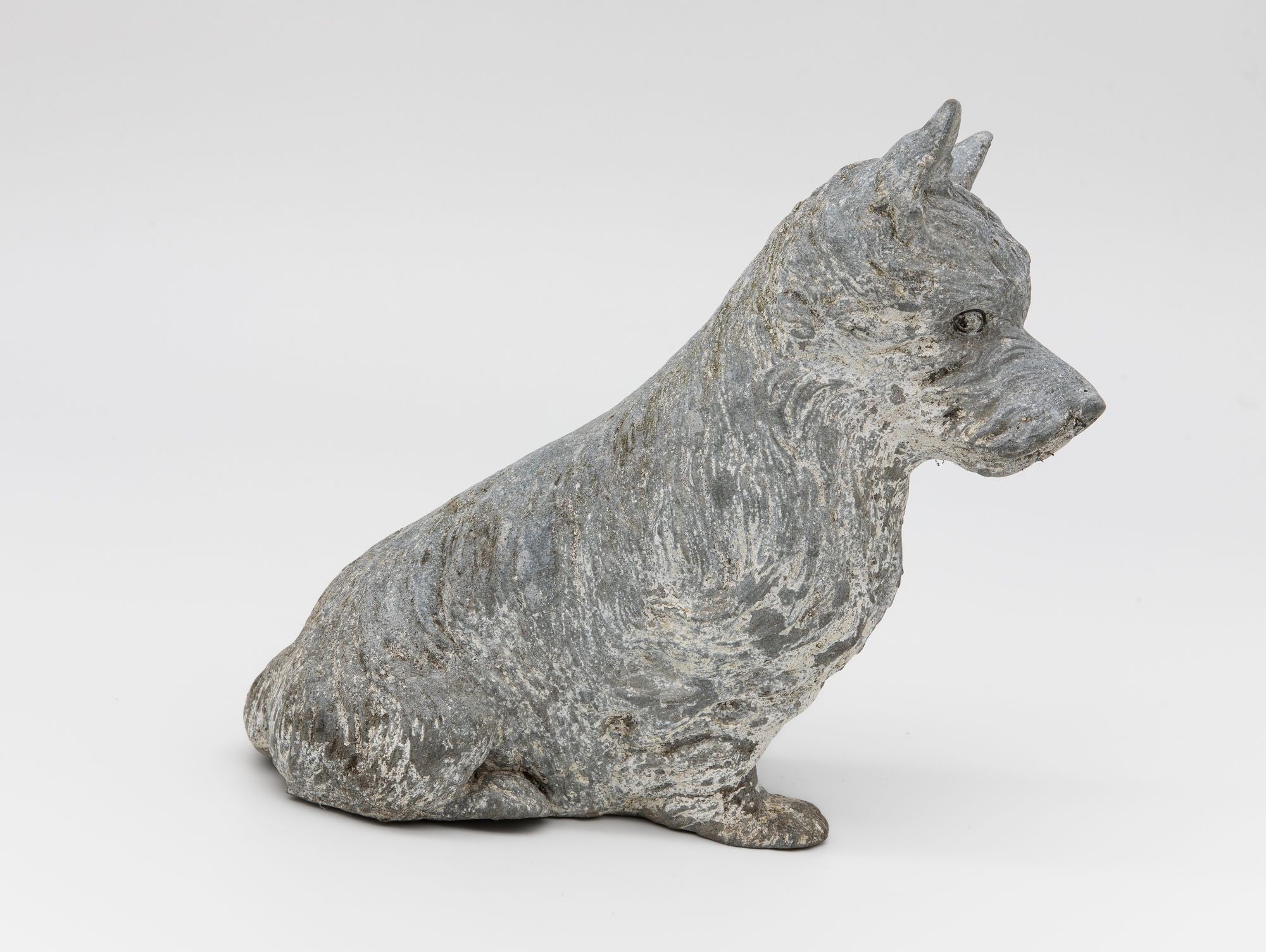 Scottish Terrier Cast Iron or Spelter Figurine, UK Early 20th C.
