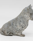 Scottish Terrier Cast Iron or Spelter Figurine, UK Early 20th C.