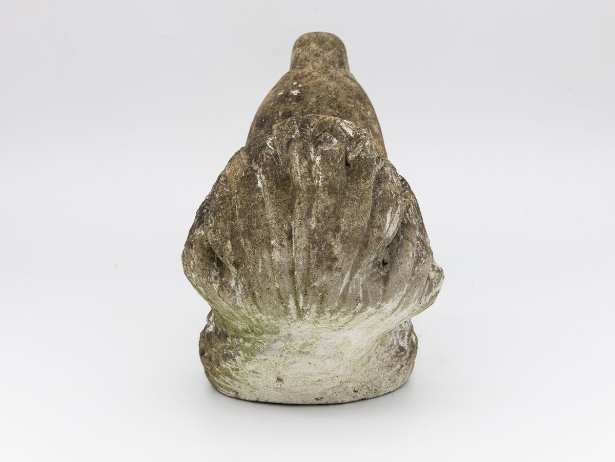 Reconstituted Stone Dove Garden Ornament, English Mid 20th C,