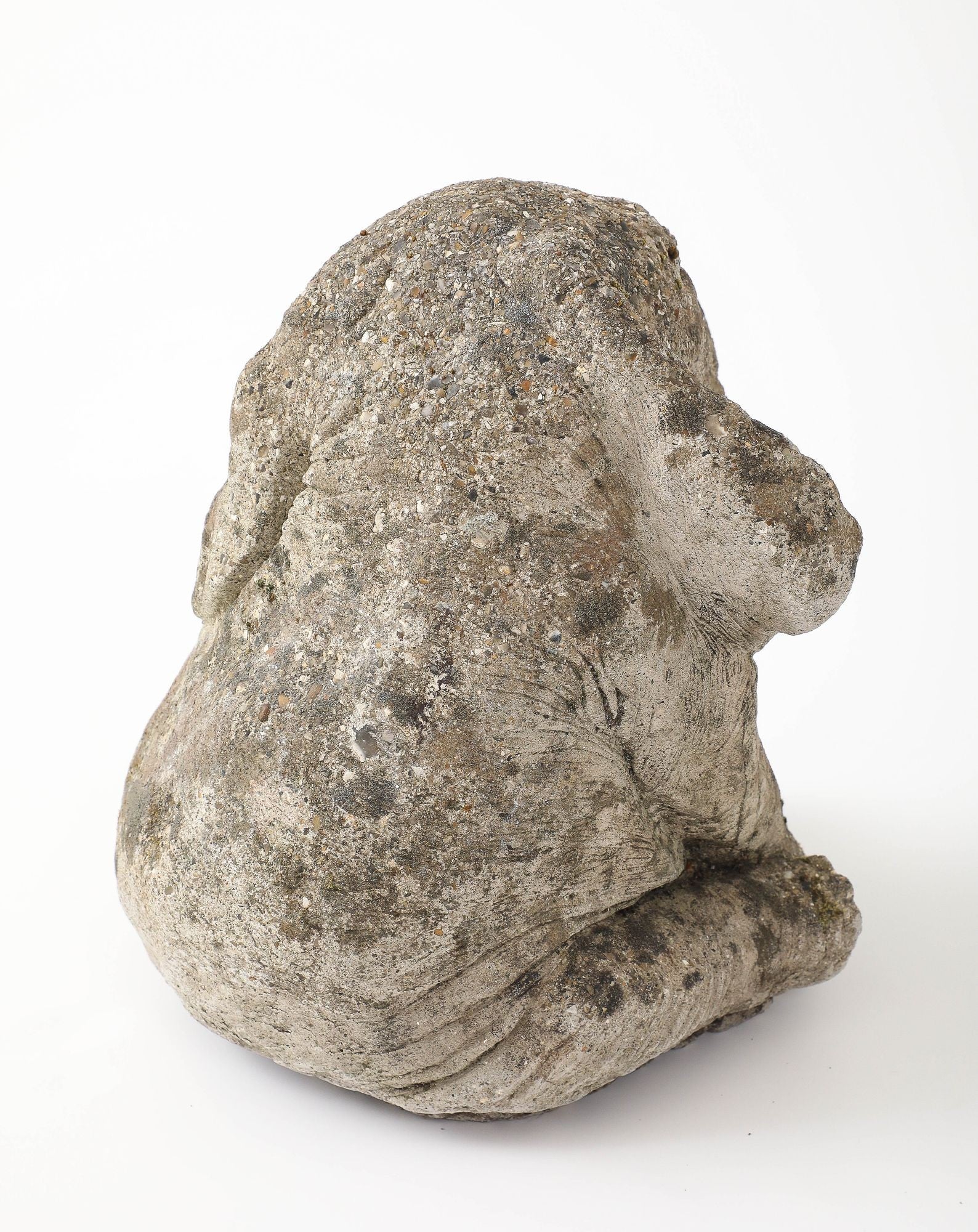 Cast Stone Elephant Garden Statue, France Mid 20th C.