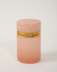 Antique French Pink Cylindrical Opaline Box, Early 20th C.