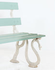 Iron Serpent and Twig Garden Bench, English Mid 20th C.