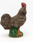 Polychrome Stone French Country Rooster, Mid 20th Century