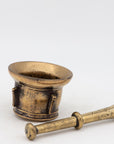 Antique Vintage Brass Mortar and Pestle