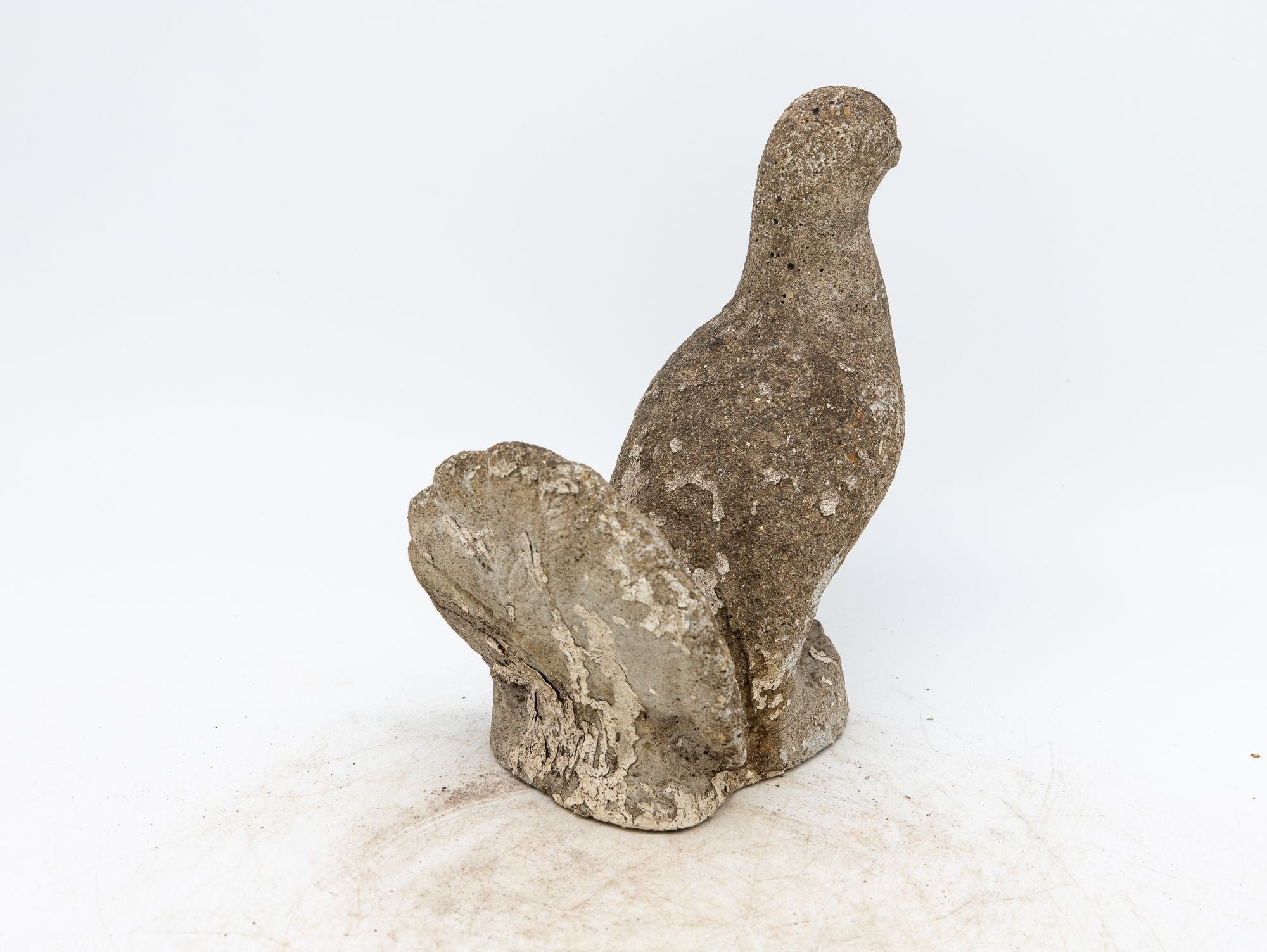 Concrete Dove Garden Ornament, England 20th Century