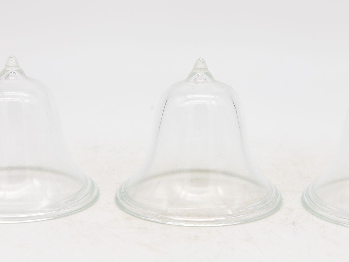 Set of 3 Glass Garden Cloches, English Mid 20th c.