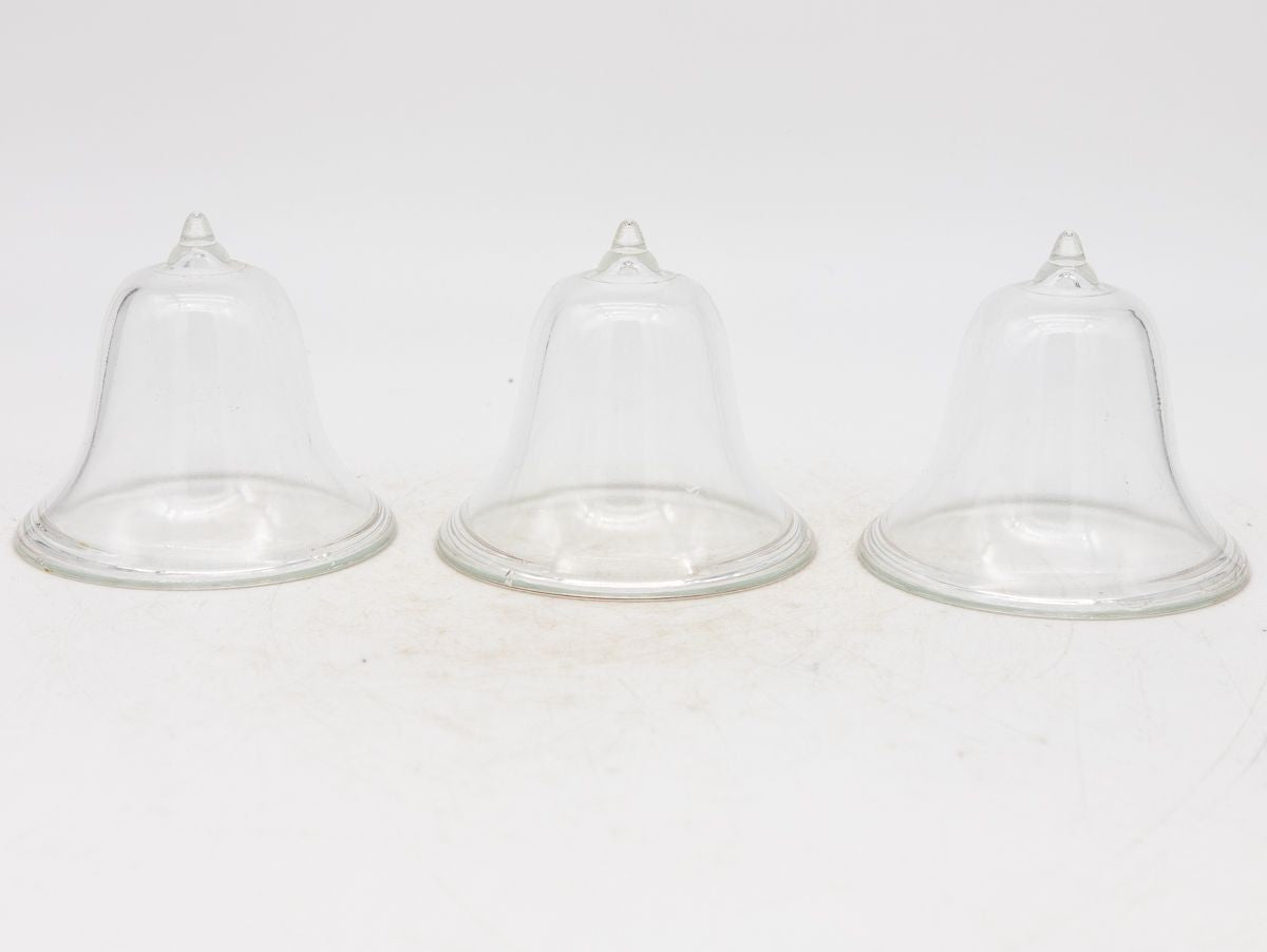 Set of 3 Glass Garden Cloches, English Mid 20th c.