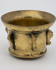 Antique Vintage Brass Mortar and Pestle