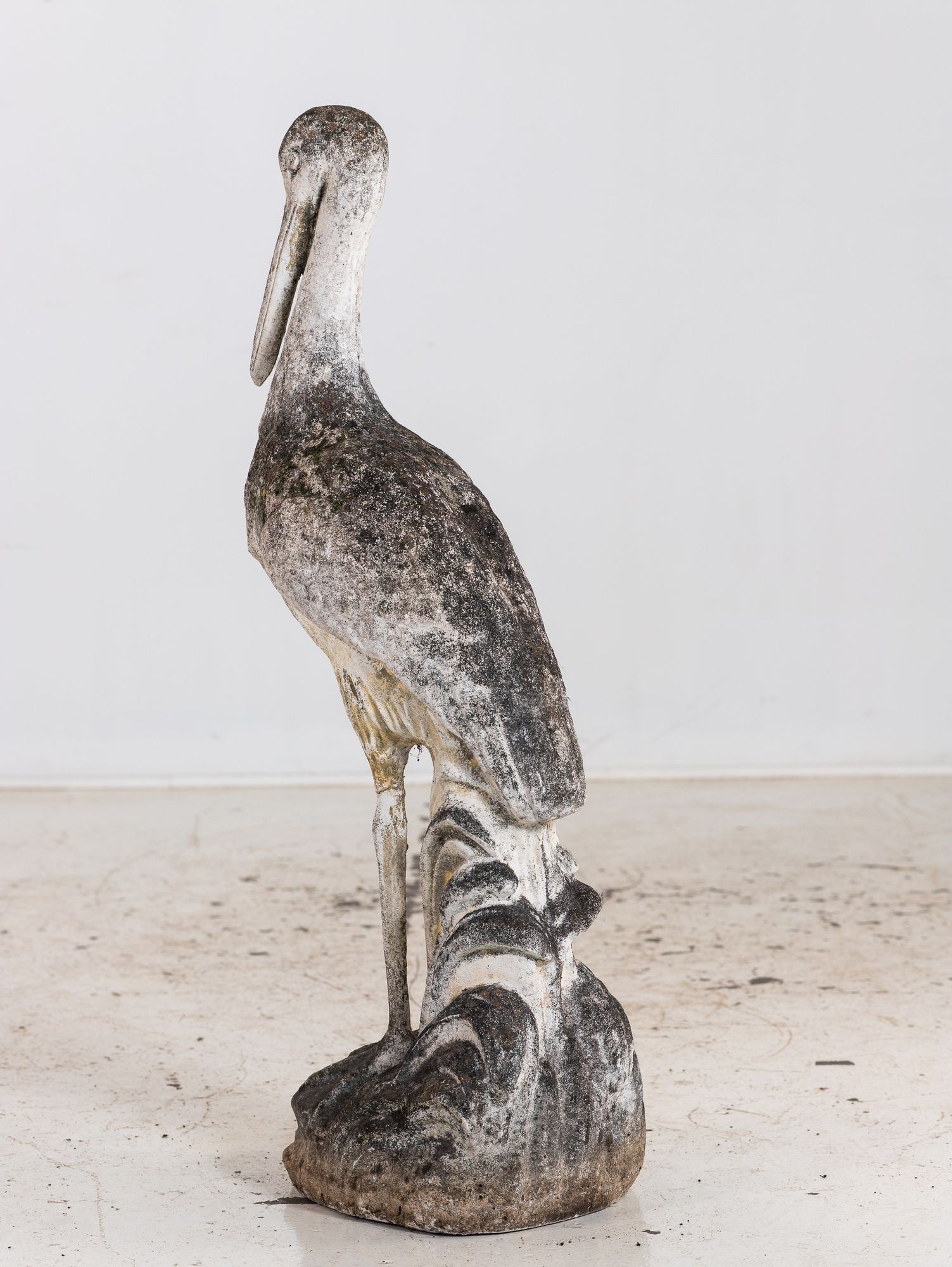 Reconstituted Heron or Crane Sculpture, French 1950s–60s