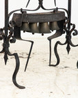 Wrought Iron Latten Bell Stand, Three Tier, English Late 19th C.