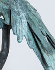Bronze Sculpture of Three Parrots, Italy Mid 20th C.