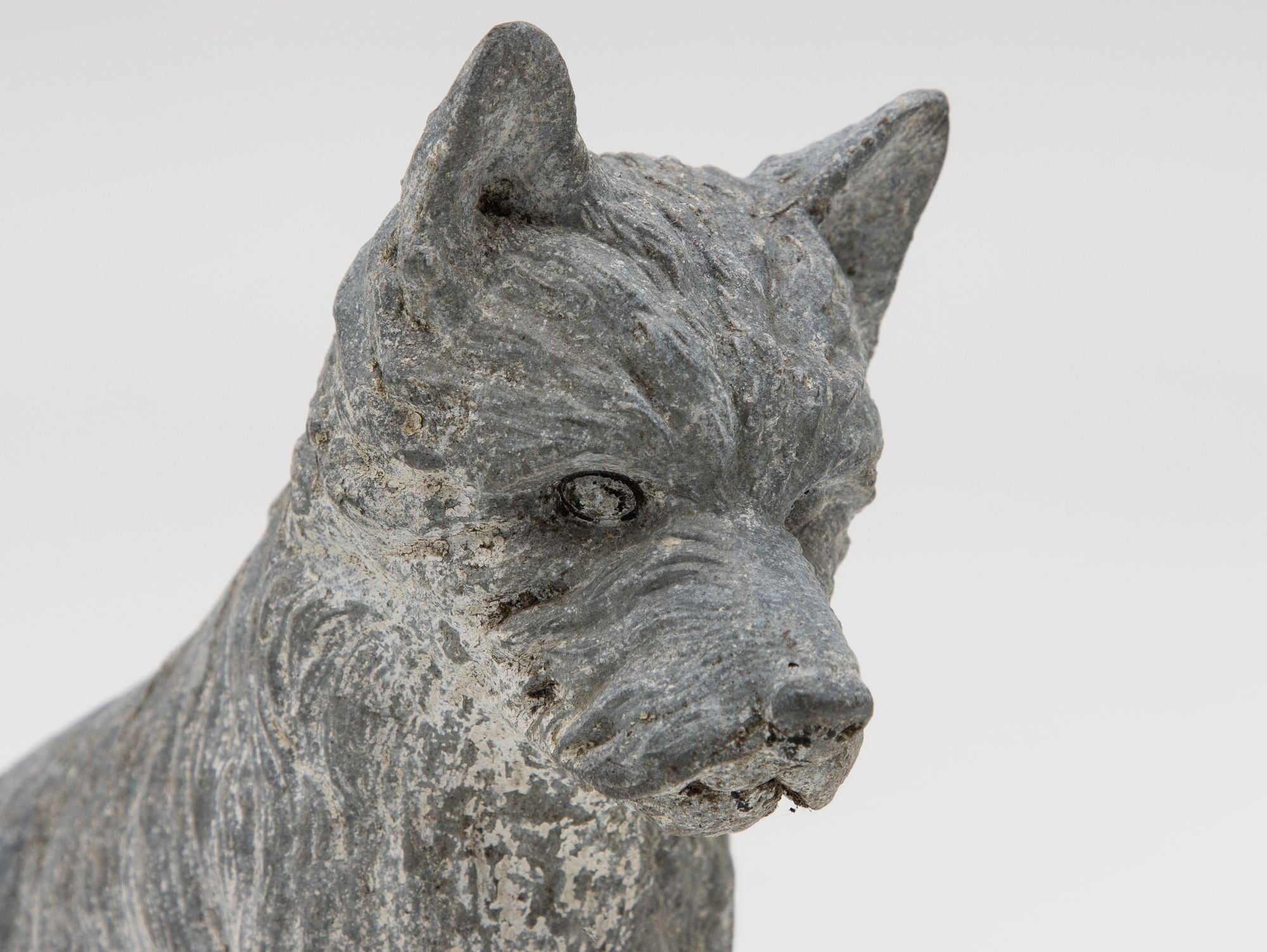 Scottish Terrier Cast Iron or Spelter Figurine, UK Early 20th C.