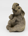Composite Stone Elephant Garden Statue, England Late 20th C.