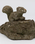 Reconstituted Stone Squirrel Garden Ornament, 20th Century