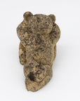 Reconstituted Stone Teddy Bear Garden Ornament, England 20th Century