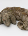 Reconstituted Stone Dog Spaniel Garden Ornament, England 20th Century