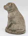 Composite Stone Bull Dog Garden Ornament, England 1970s