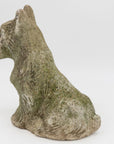 Composite Stone Scottie or Westie Dog, English Mid 20th C.