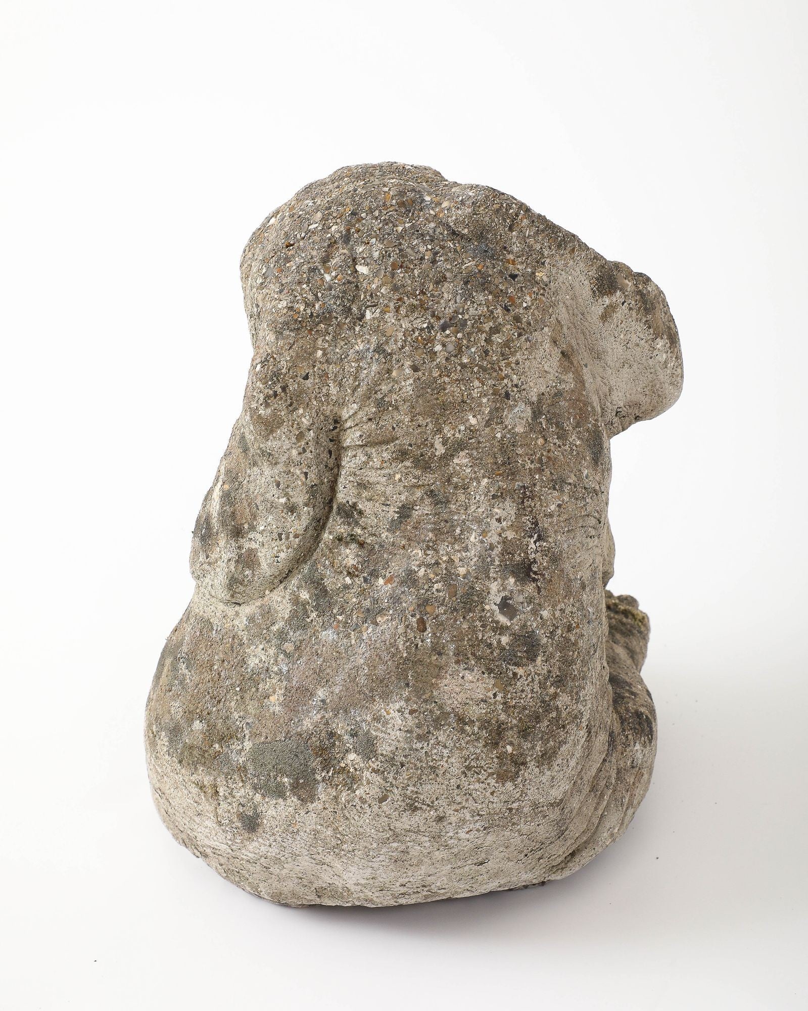 Cast Stone Elephant Garden Statue, France Mid 20th C.
