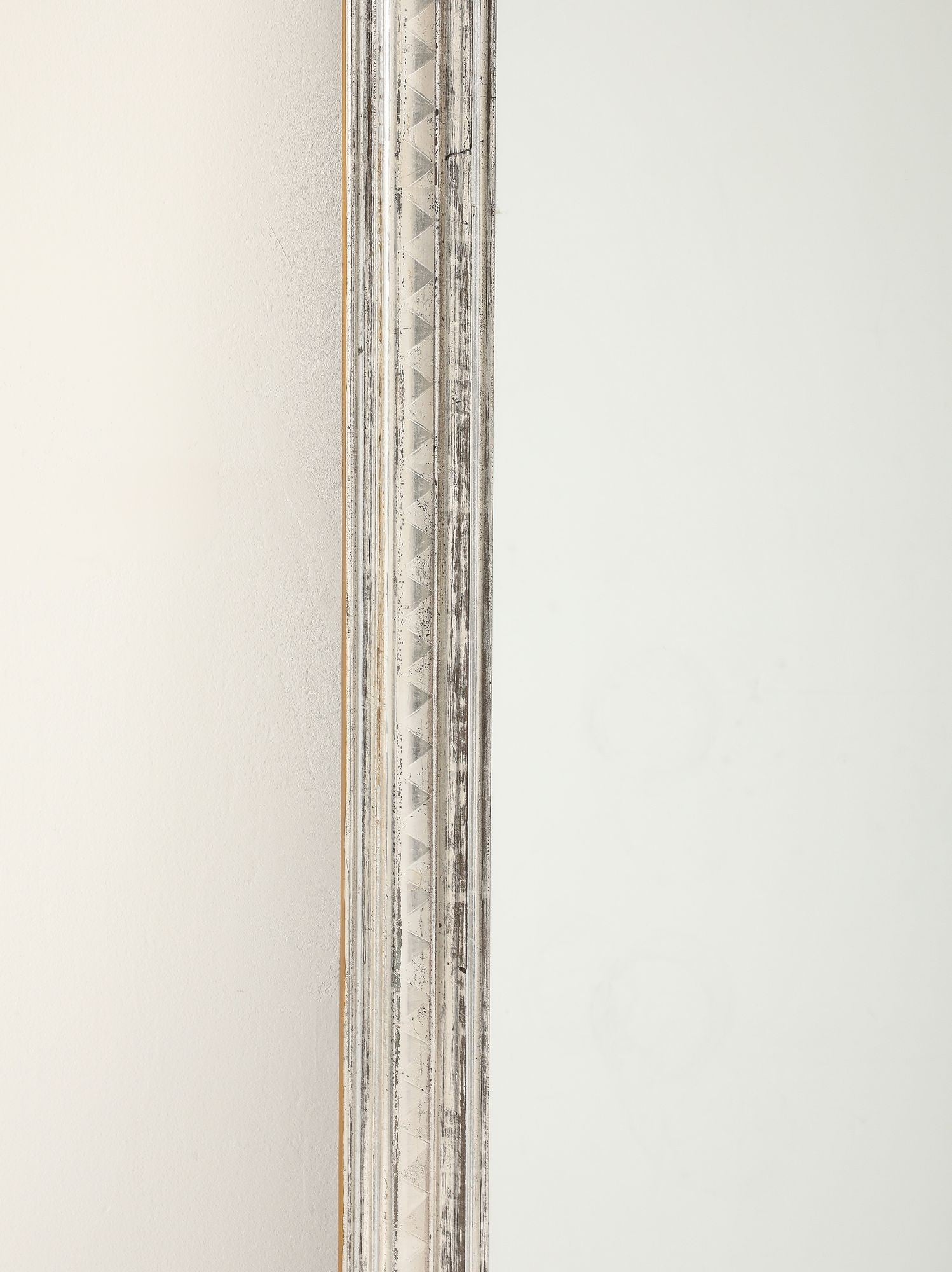 French Silver Gilt Louis Philippe Mirror, Late 19th C.
