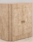 Tessalated Travertine Cabinet, Late 20th C