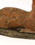 Brown Painted Doe or Deer Garden Ornament