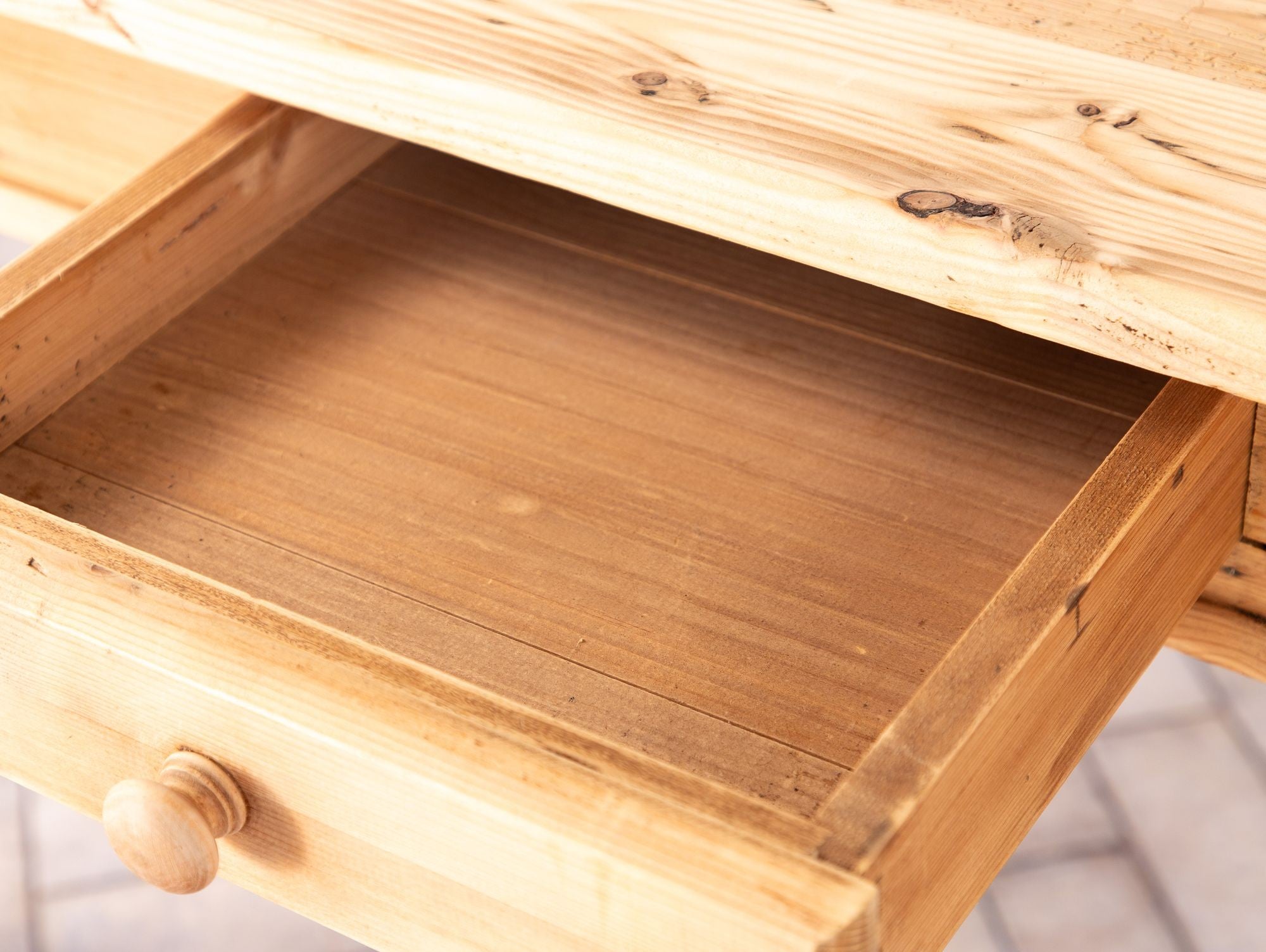 Vintage Pine Farmhouse Table, USA 1960s