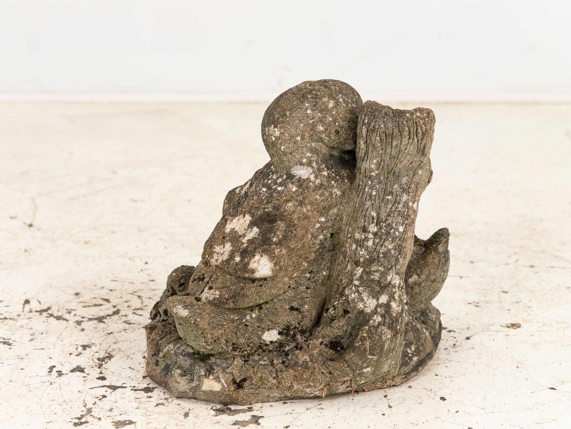 Concrete Duck and Ducklings Garden Ornament, French 20th Century