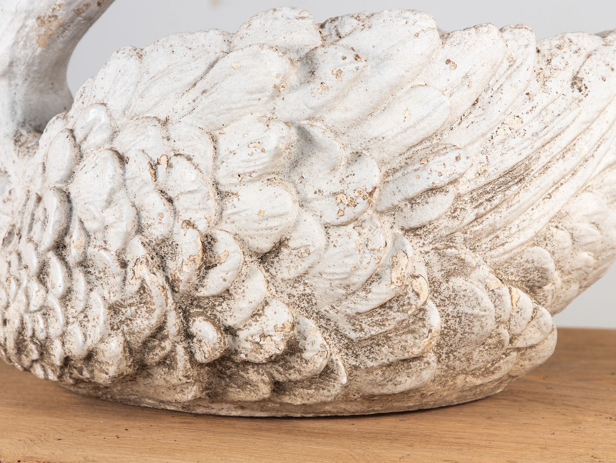 Reconstituted Stone Swan Planter, English Early 20th Century