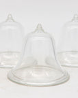 Set of 3 Glass Garden Cloches, English Mid 20th c.