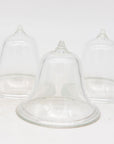 Set of 3 Glass Garden Cloches, English Mid 20th c.