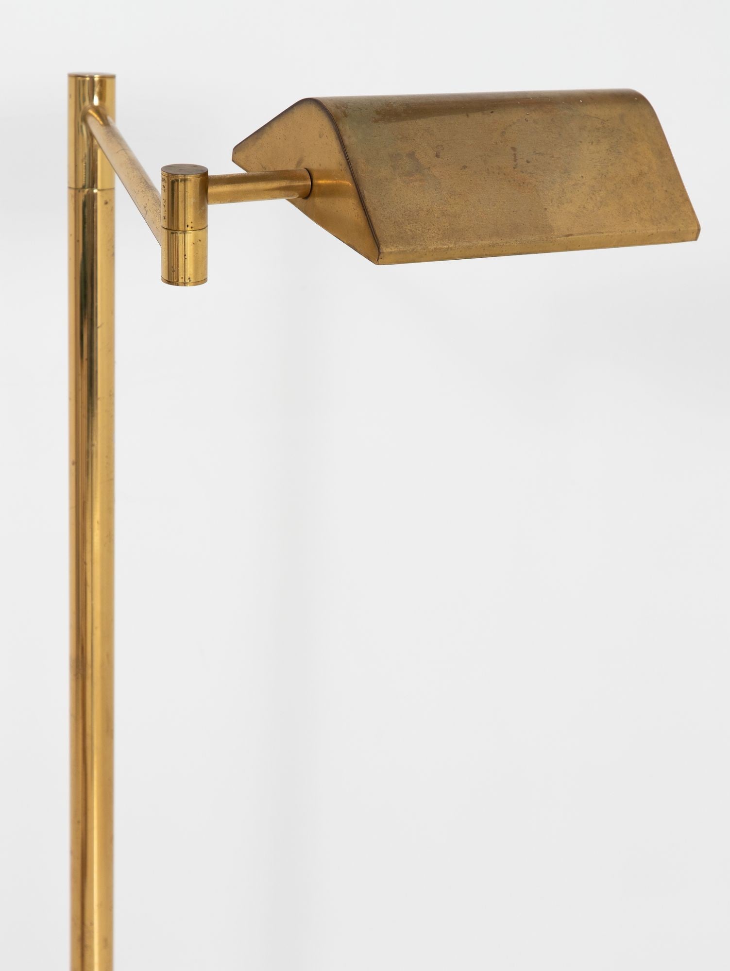 Vintage Brass Floor Lamp, France mid 20th Century