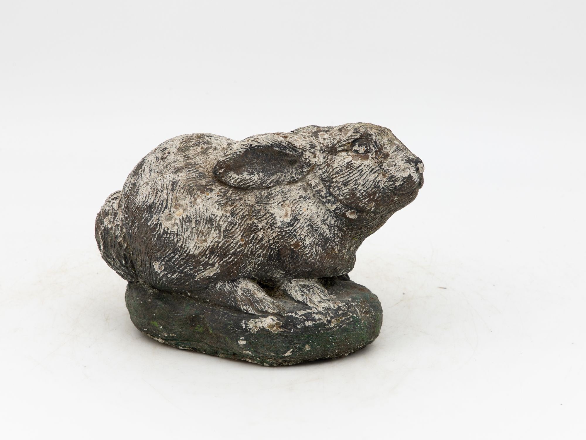 Composite Stone Rabbit or Bunny Garden Ornament, French 20th Century
