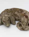Reconstituted Stone Dog Spaniel Garden Ornament, England 20th Century