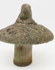 Composite Stone Toadstool Garden Ornament, English Mid 20th C.