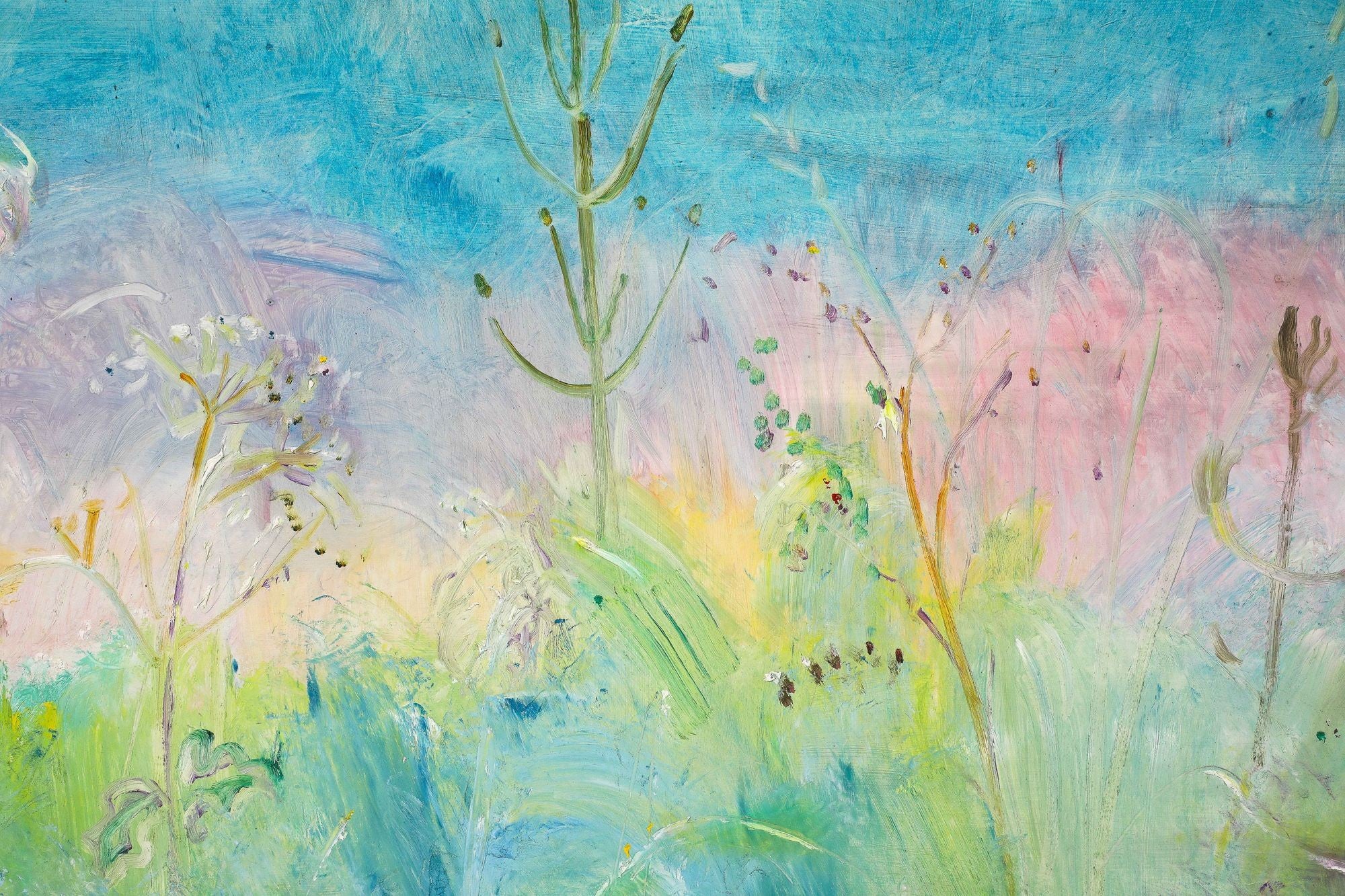 Large Contemporary Impressionist Oil on Canvas, Sven Berlin