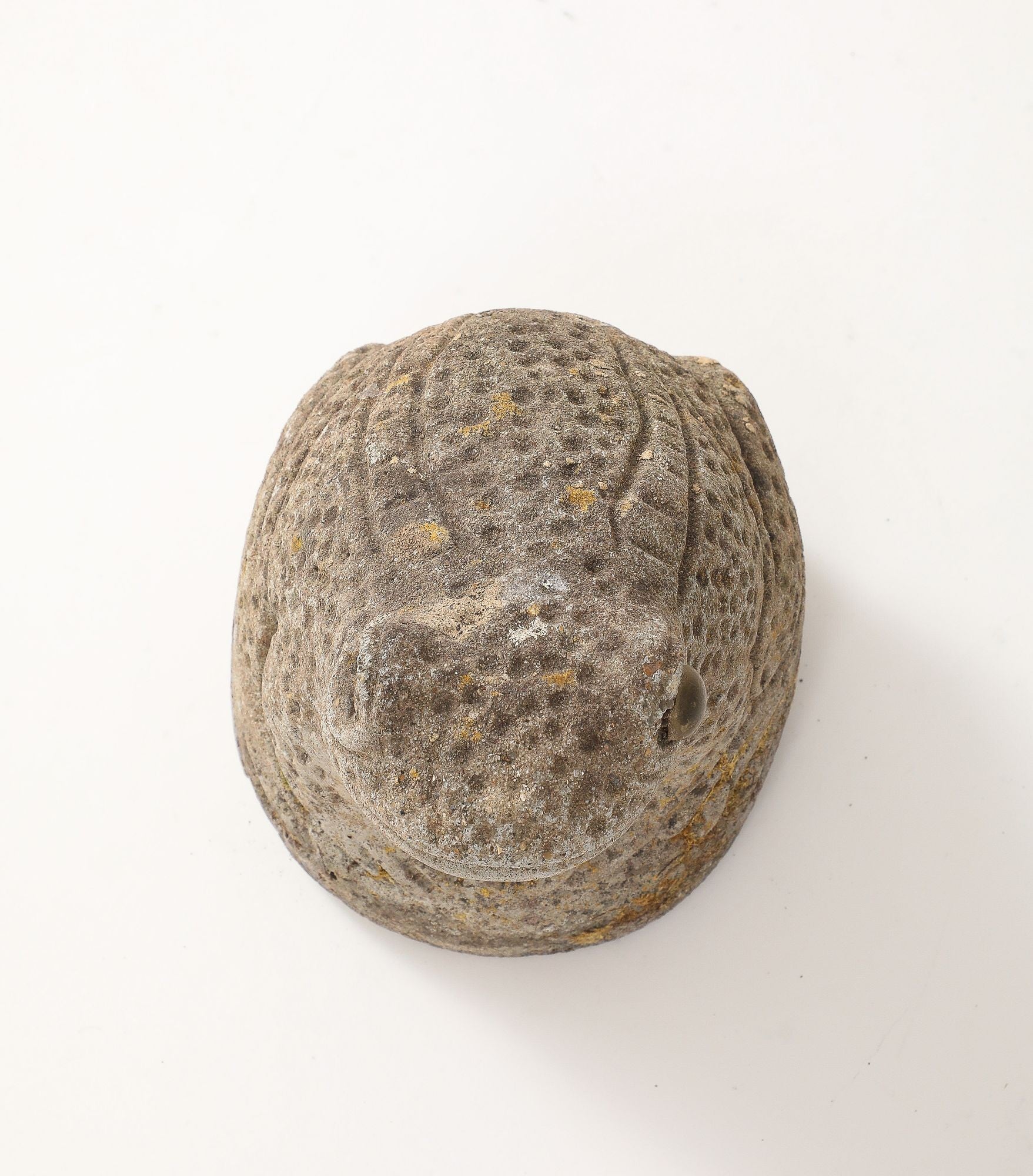 Reconstituted Stone Frog Garden Ornament, England 1960s