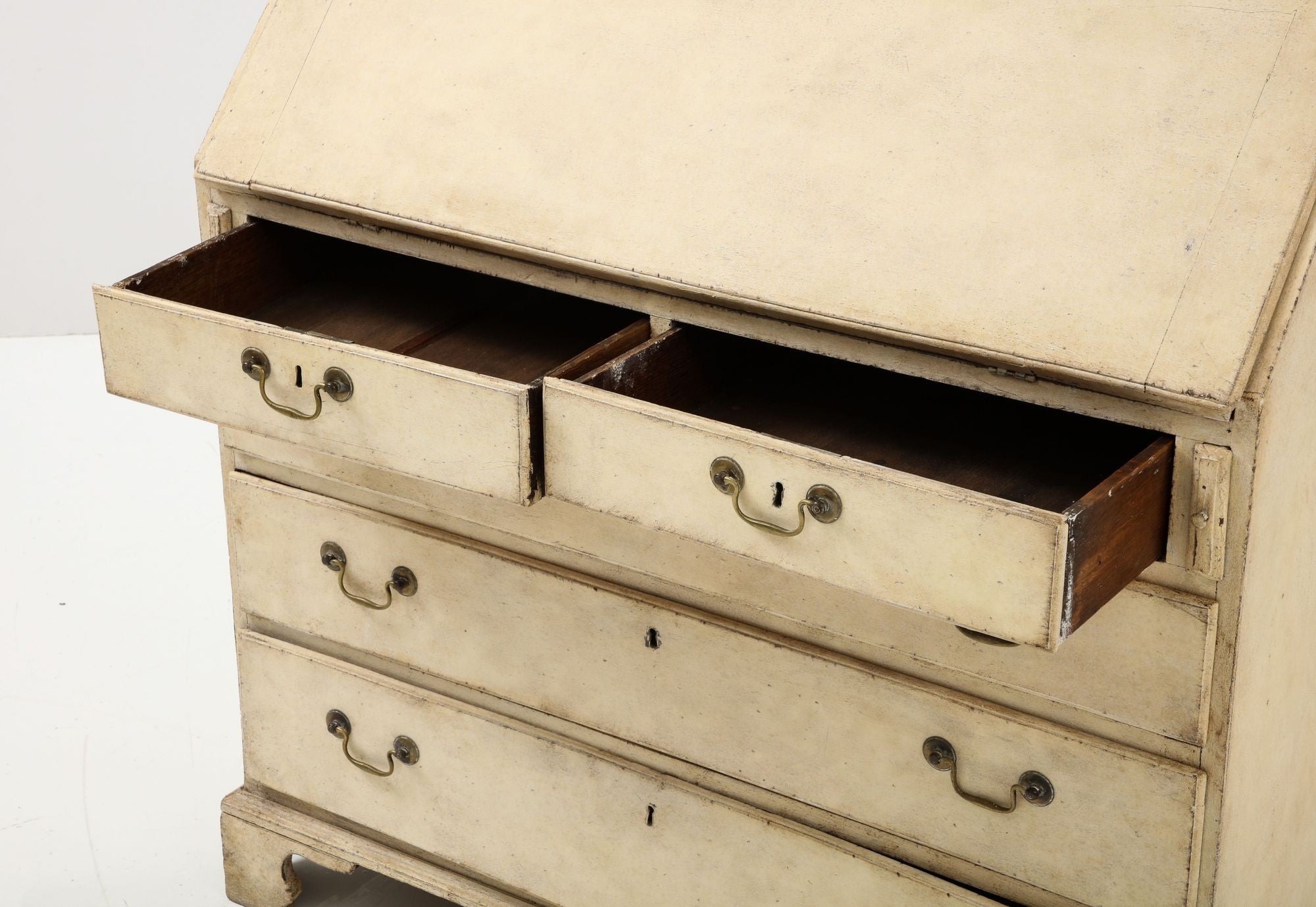 Painted Swedish Secretary, 19th Century