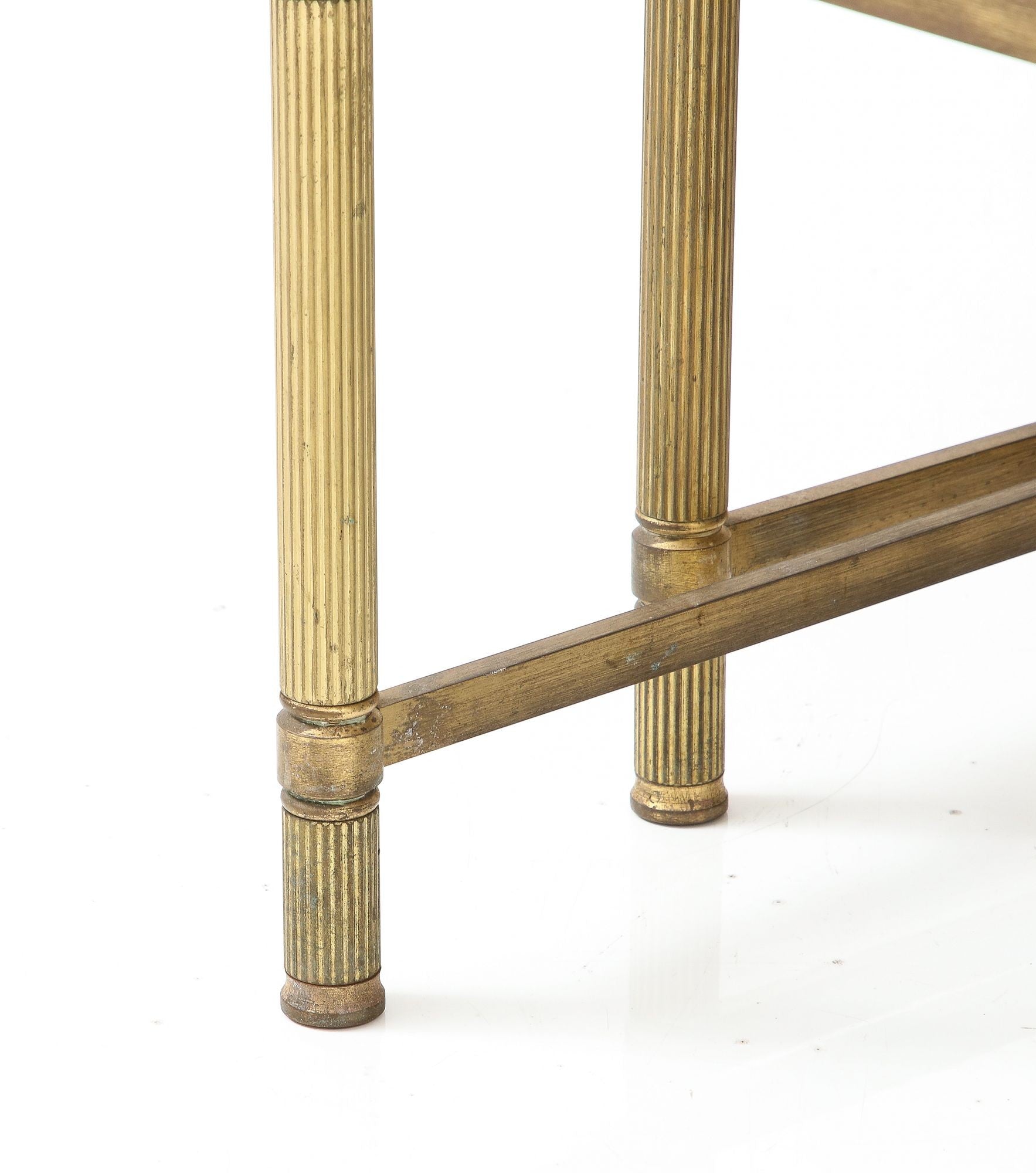 Maison Bagues Trio of Nesting Tables, France Mid 20th Century