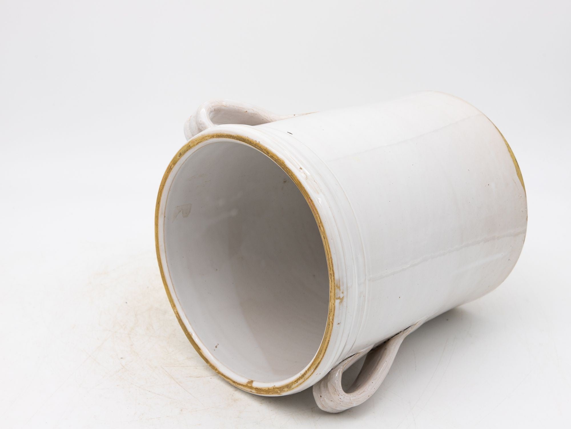 Antique Stoneware Urn, Italy Early 20th C.