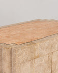 Tessalated Travertine Cabinet, Late 20th C