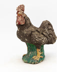 Polychrome Stone French Country Rooster, Mid 20th Century
