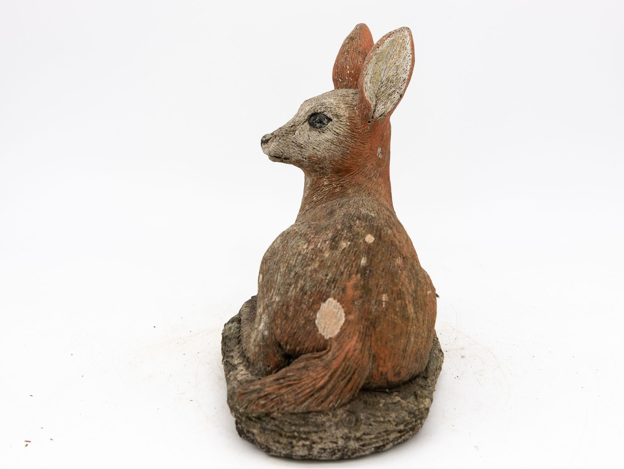 Brown Painted Doe or Deer Garden Ornament