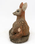 Brown Painted Doe or Deer Garden Ornament