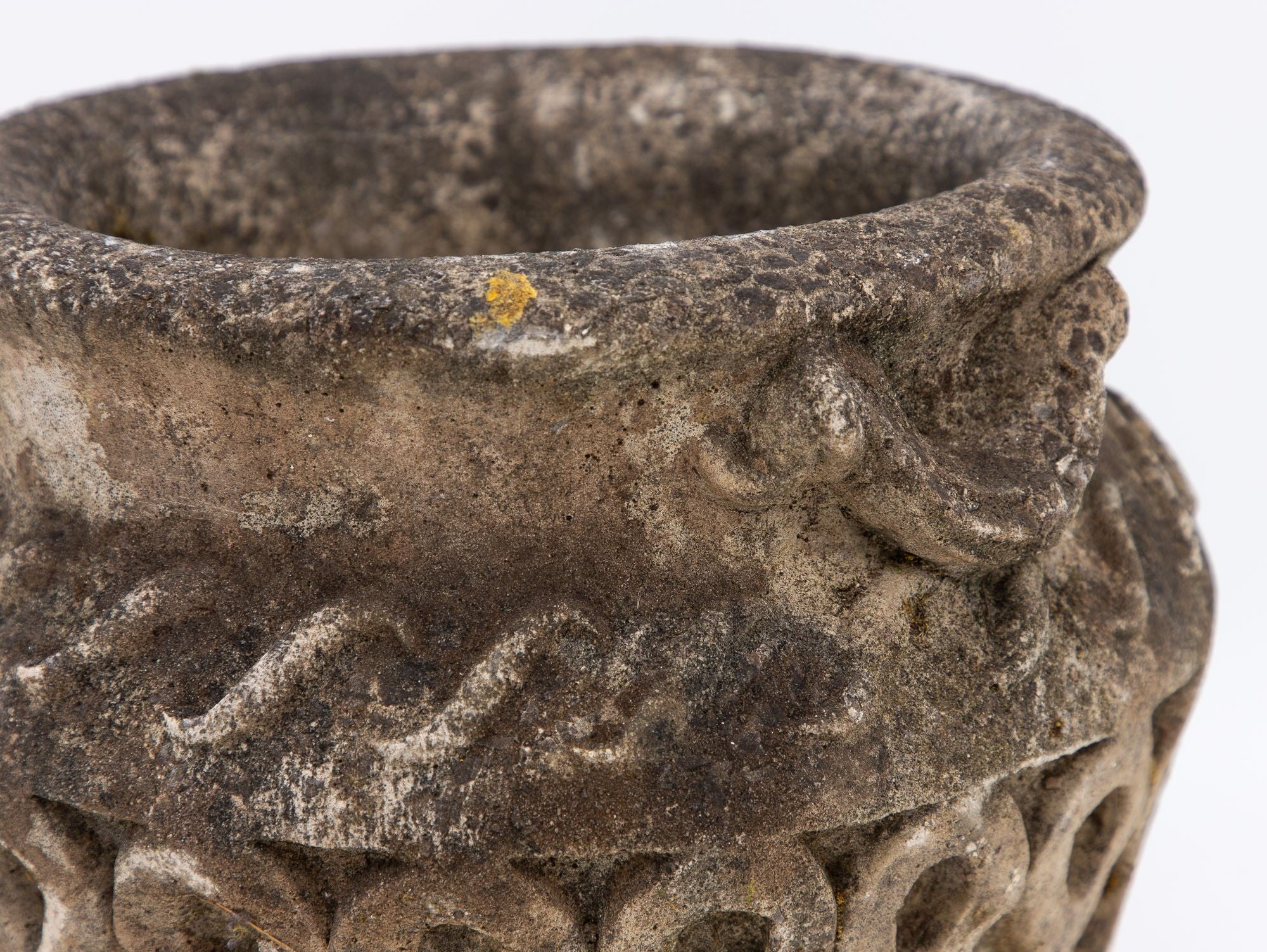 Reconstituted Stone Celtic Style Planter, England Mid 20th C.