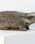 Reconstituted Stone Badger Garden Ornament, England 1960s