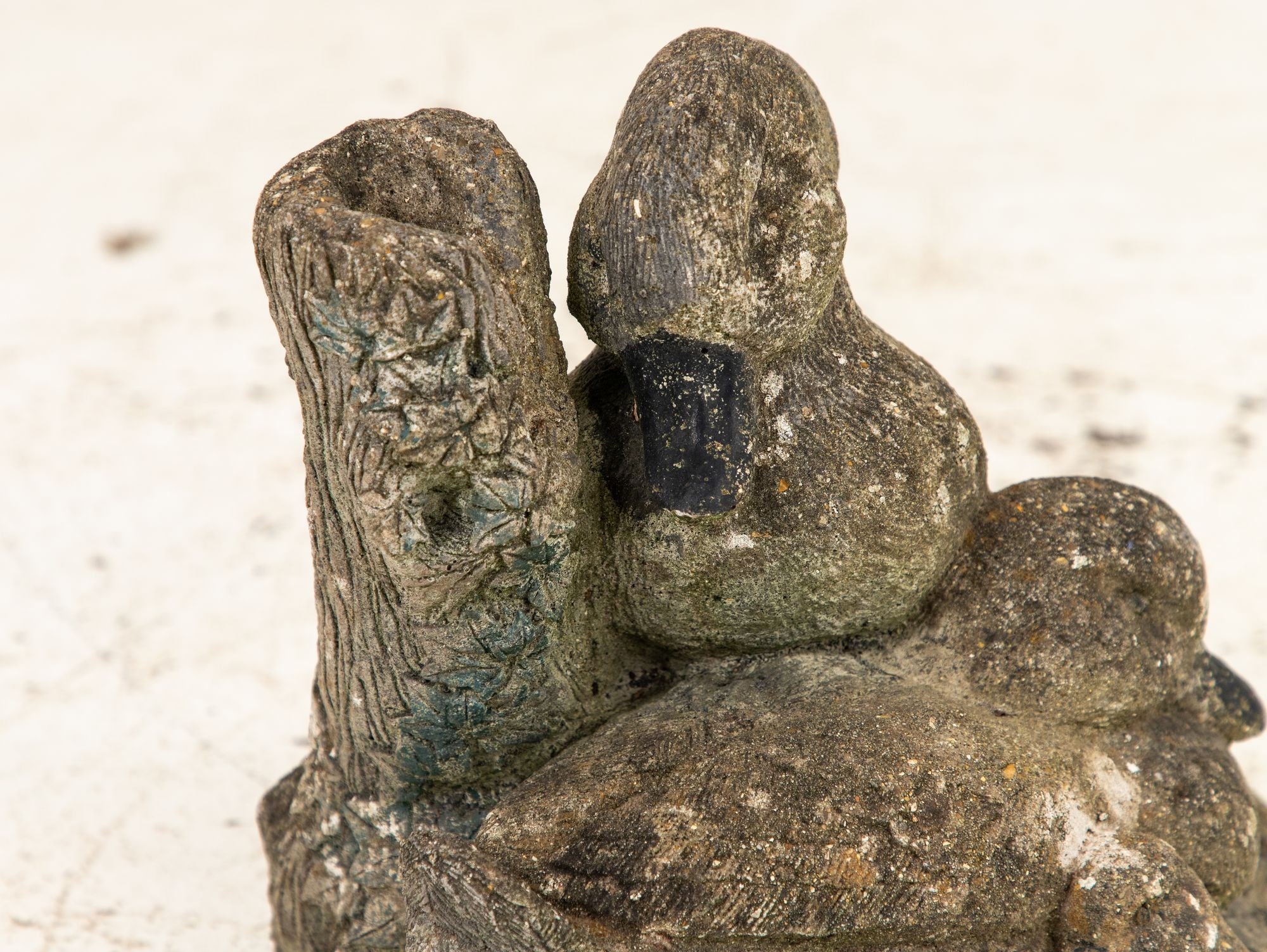 Concrete Duck and Ducklings Garden Ornament, French 20th Century